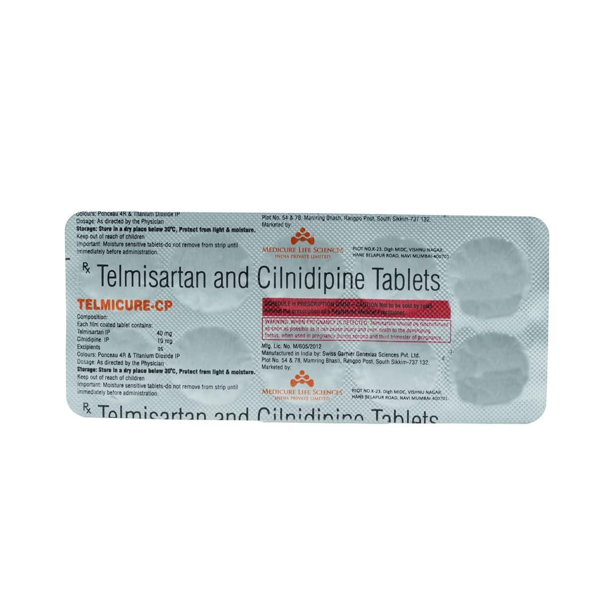 Telmicure CP - Strip of 10 Tablets