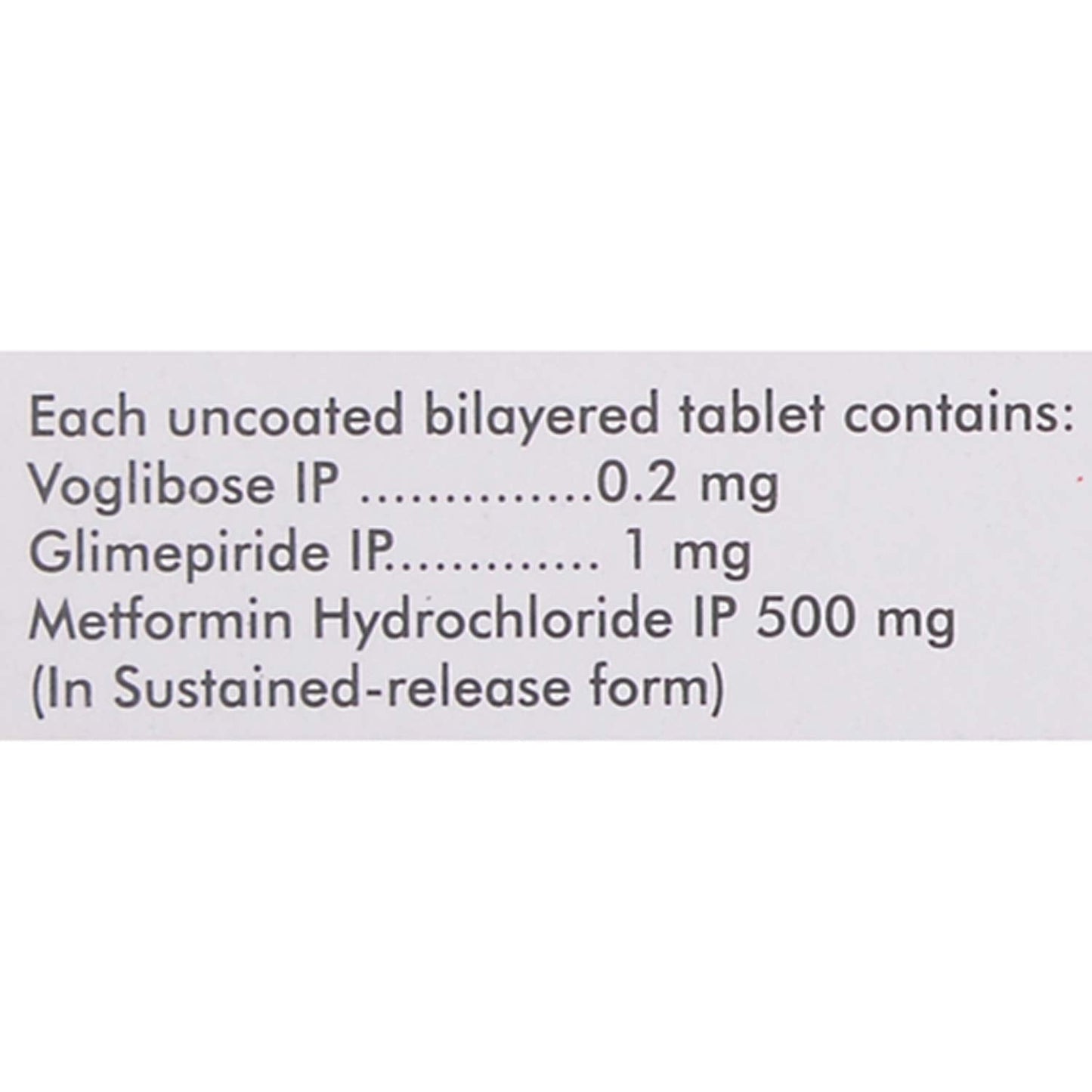 Voglinorm-GM 1 - Strip of 15 Tablets