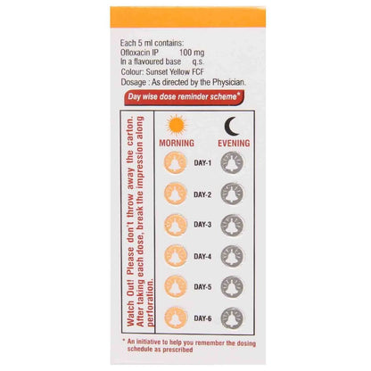 Zanocin 100MG Liquid - Bottle of 50 ml Solution