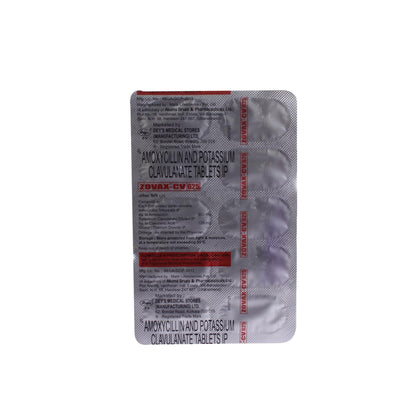 Zovax CV 625 mg - Strip of 10 Tablets