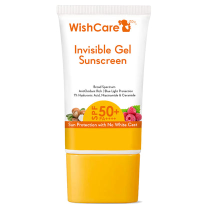 WishCare SPF50 Sunscreen Body Lotion - Broad Spectrum - UVA & UVB Protection with No White Cast - With Carrot Seed & Raspberry - For Men & Women - 200 Ml