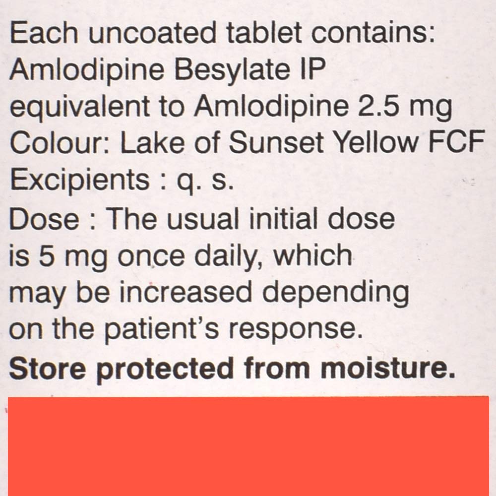 Amlopin 2.5 - Strip of 10 Tablets