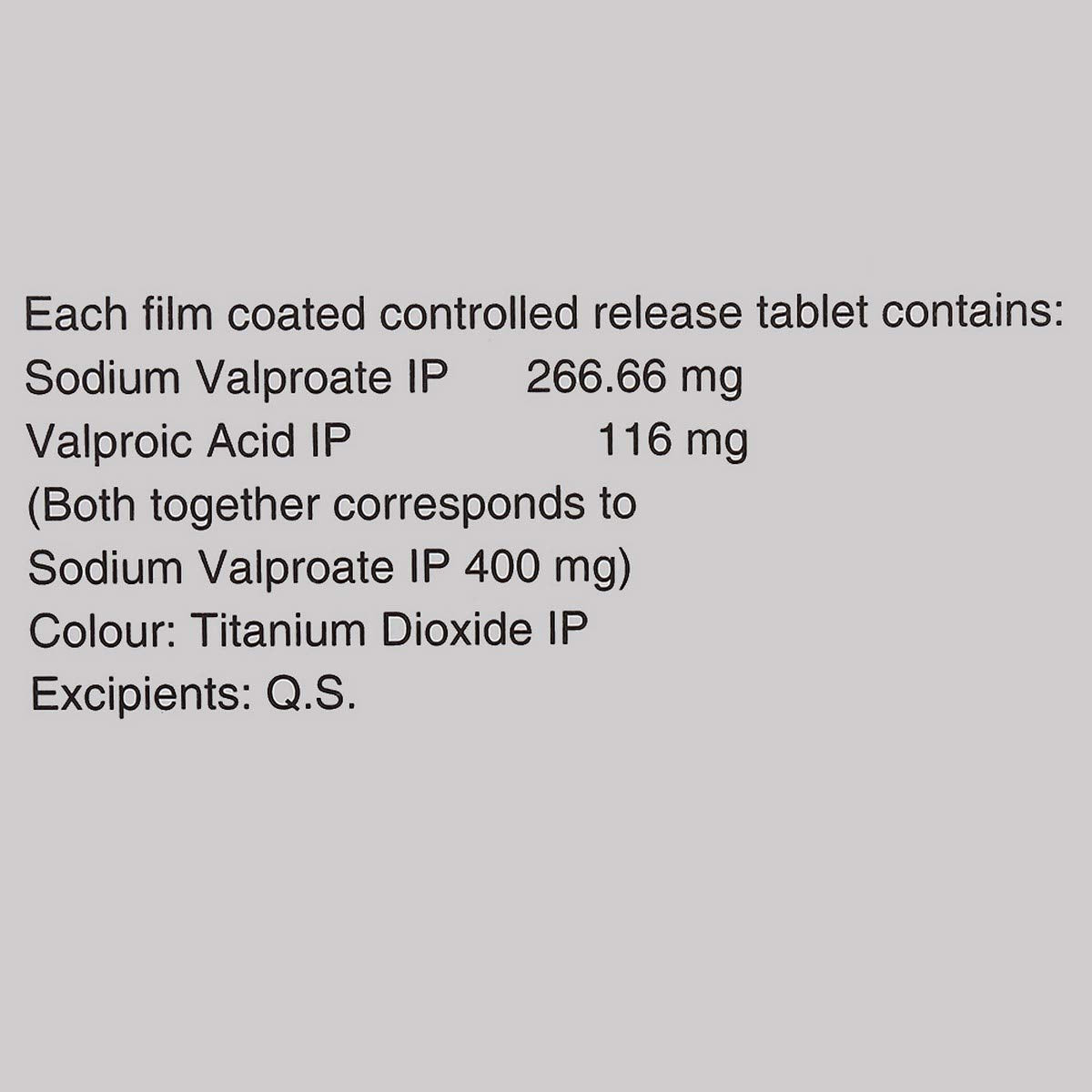 Valprol-CR-400 - Strip of 15 Tablets