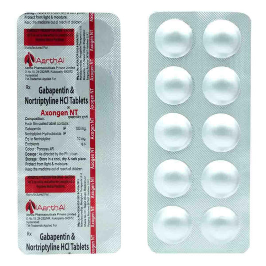 Axongen NT 100/10 - Strip of 10 Tablets