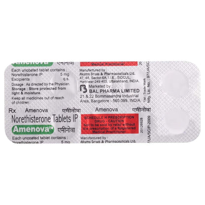 Amenova - Strip of 10 Tablets