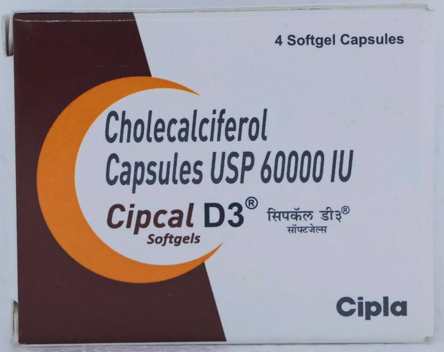 Cipcal D3 60K Softgel Capsule 4's