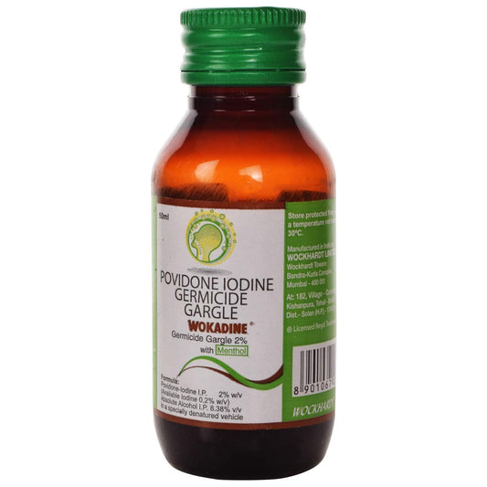 Wokadine 2% - Bottle of 100 ml Gargle Solution