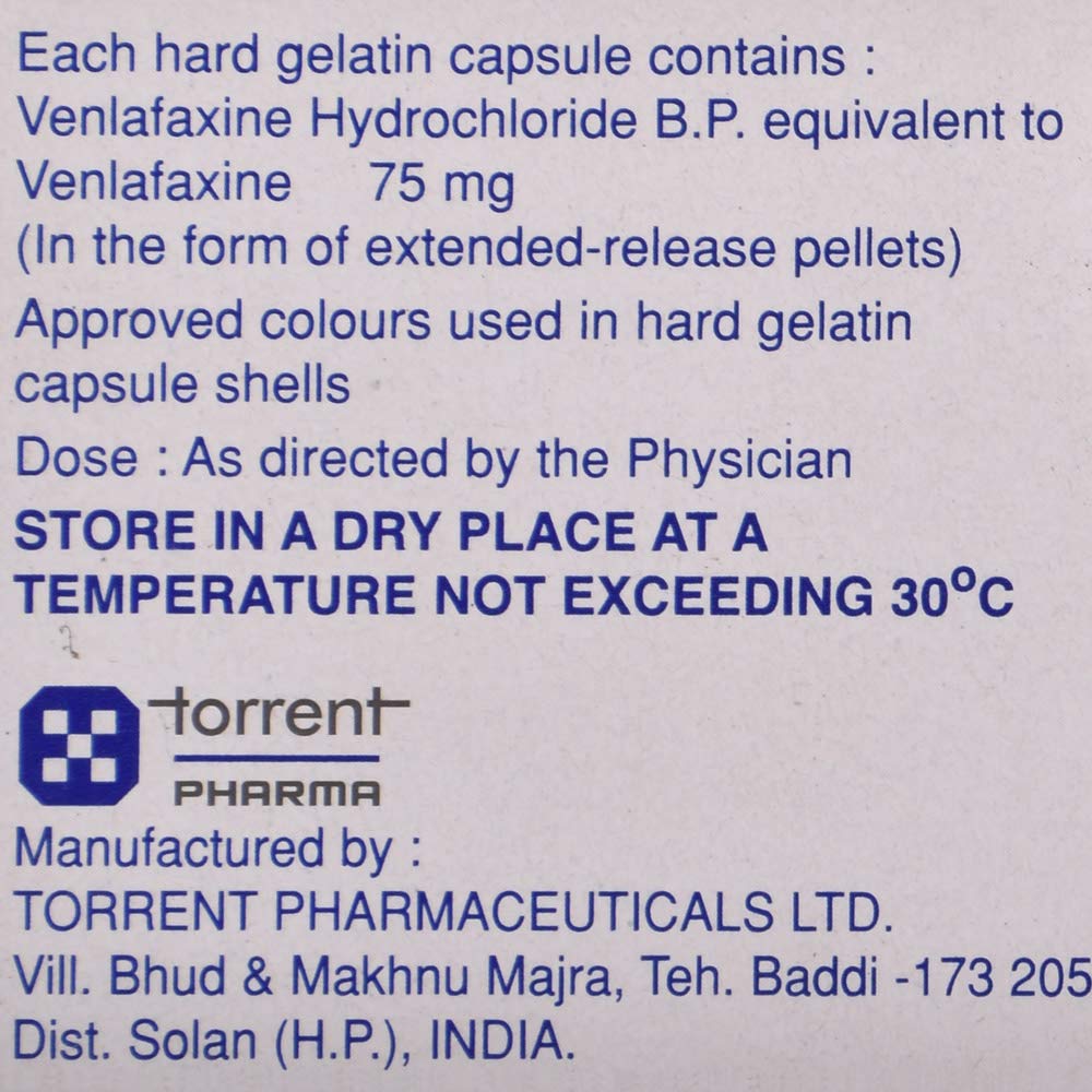 Venlift OD - 75 - Strip of 10 Capsules