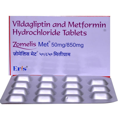 Zomelis Met 50/850MG - Strip of 15 Tablets