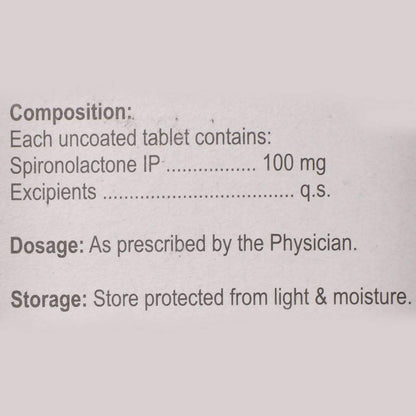 Aldactone 100 - Strip of 15 Tablets