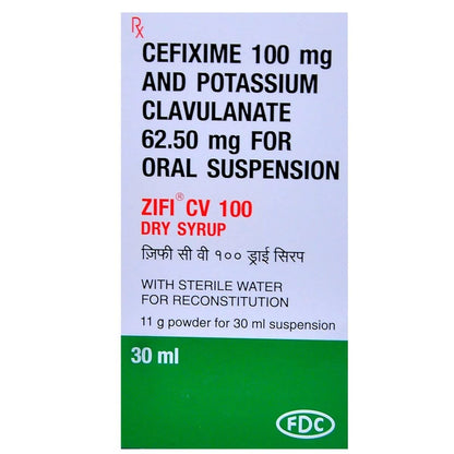 Zifi CV 100 - Bottle of 30 ml Dry Syrup