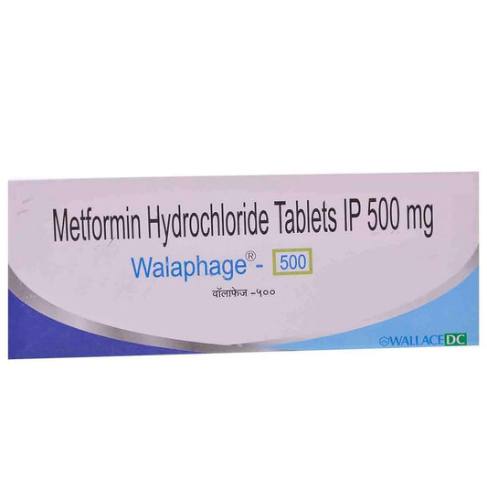 Walaphage-500 - Strip of 15 Tablets