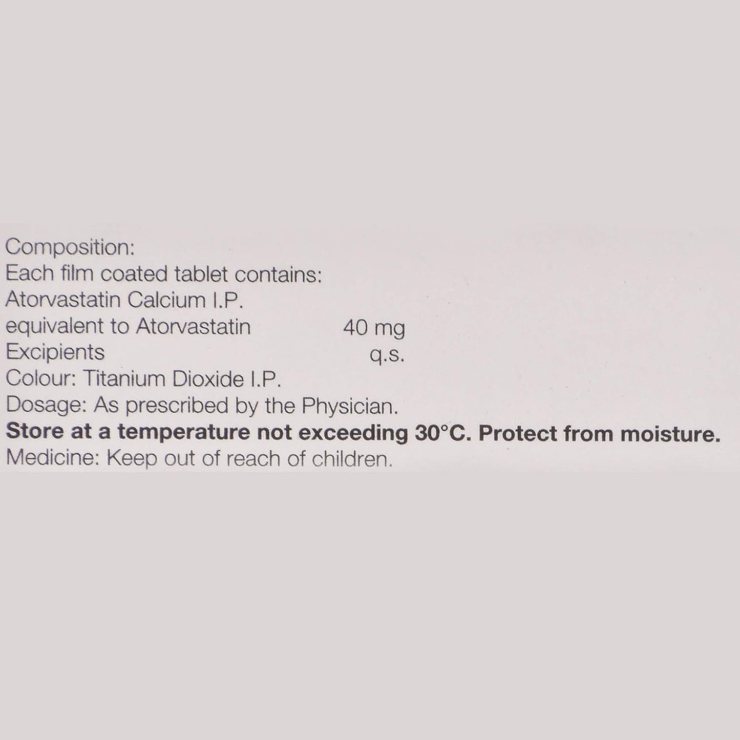 Stator 40 - Strip of 15 Tablets