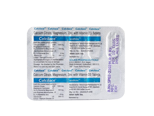 CALCILACE - Strip of 10 Tablets