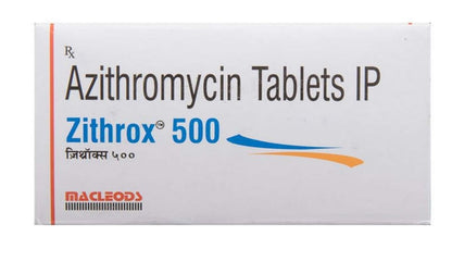 Zithrox 500 - Strip of 5 Tablets