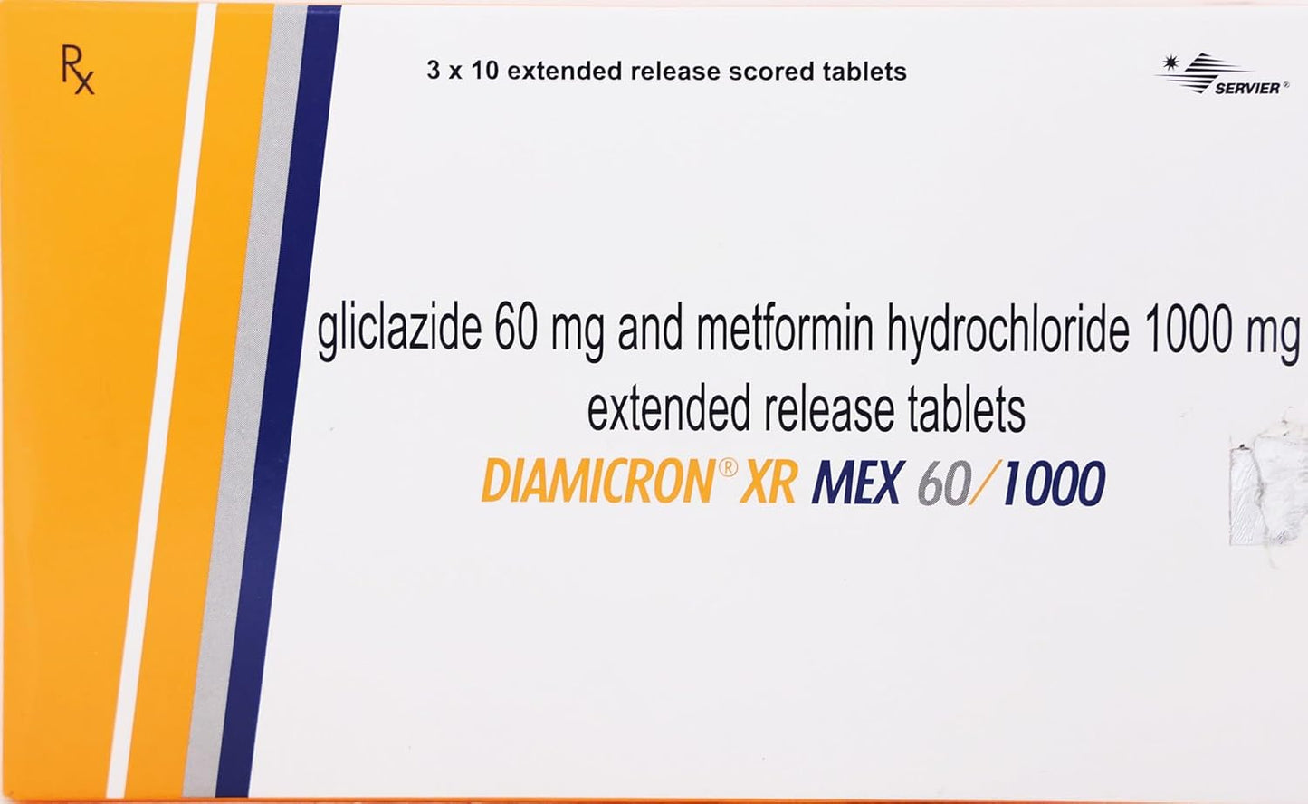 Diamicron XR Mex 60/1000 Tablet 10's