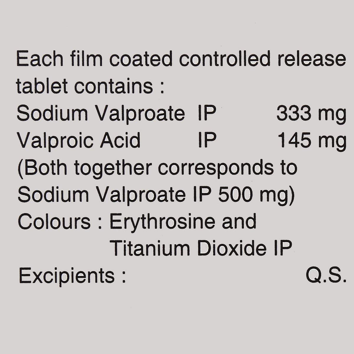 Valprol-CR-500 - Strip of 15 Tablets