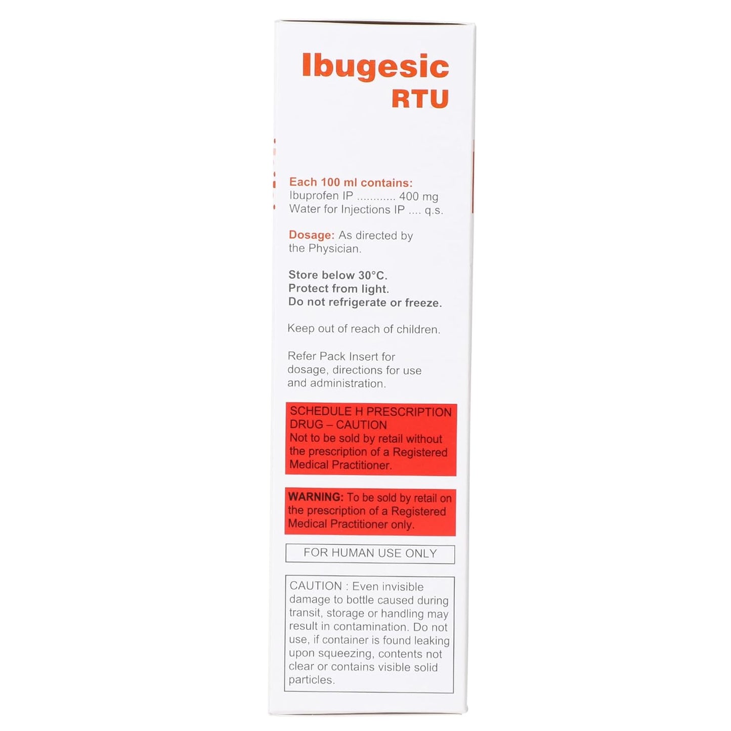 Ibugesic RTU - Bottle of 100ml Infusion