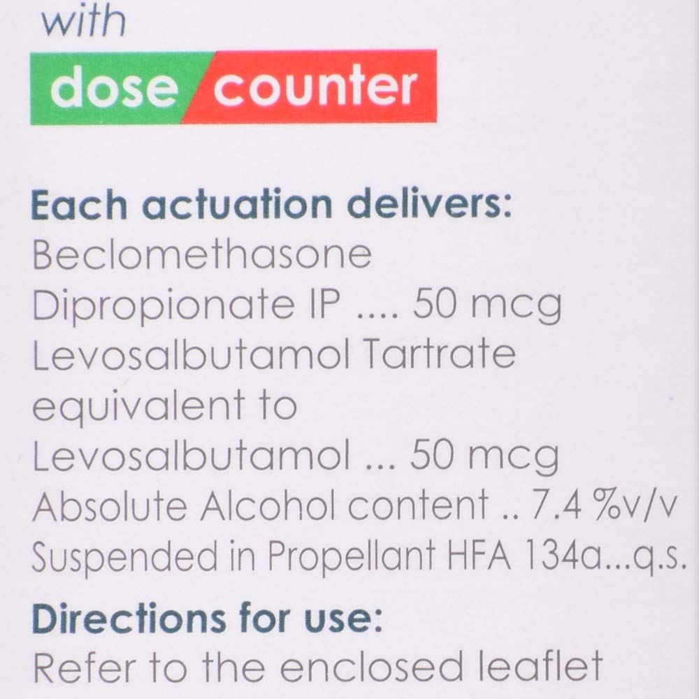 Aerocort - Bottle of 200 Metered Doses Inhaler