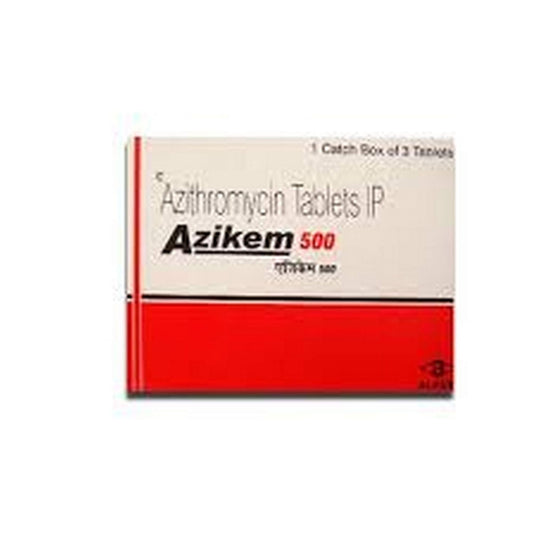 Azikem-500 - Strip of 3 Tablets