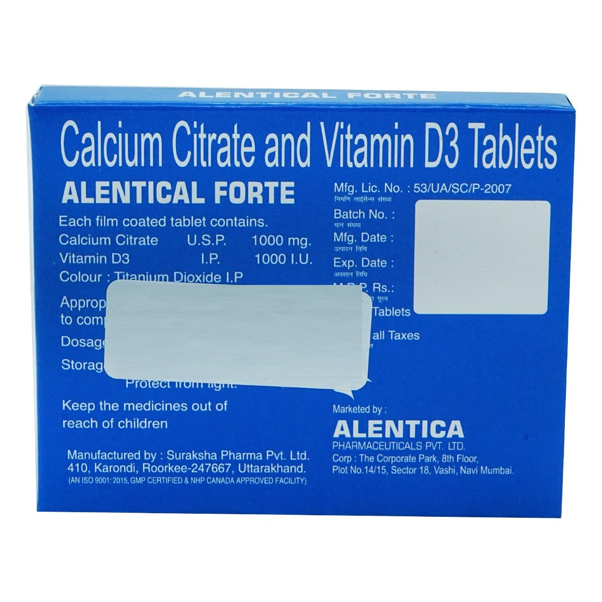 Alentical Forte - Strip of 10 Tablets