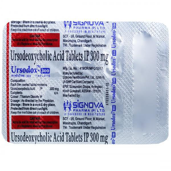 Ursodox - 300Mg - Strip of 10 Tablets