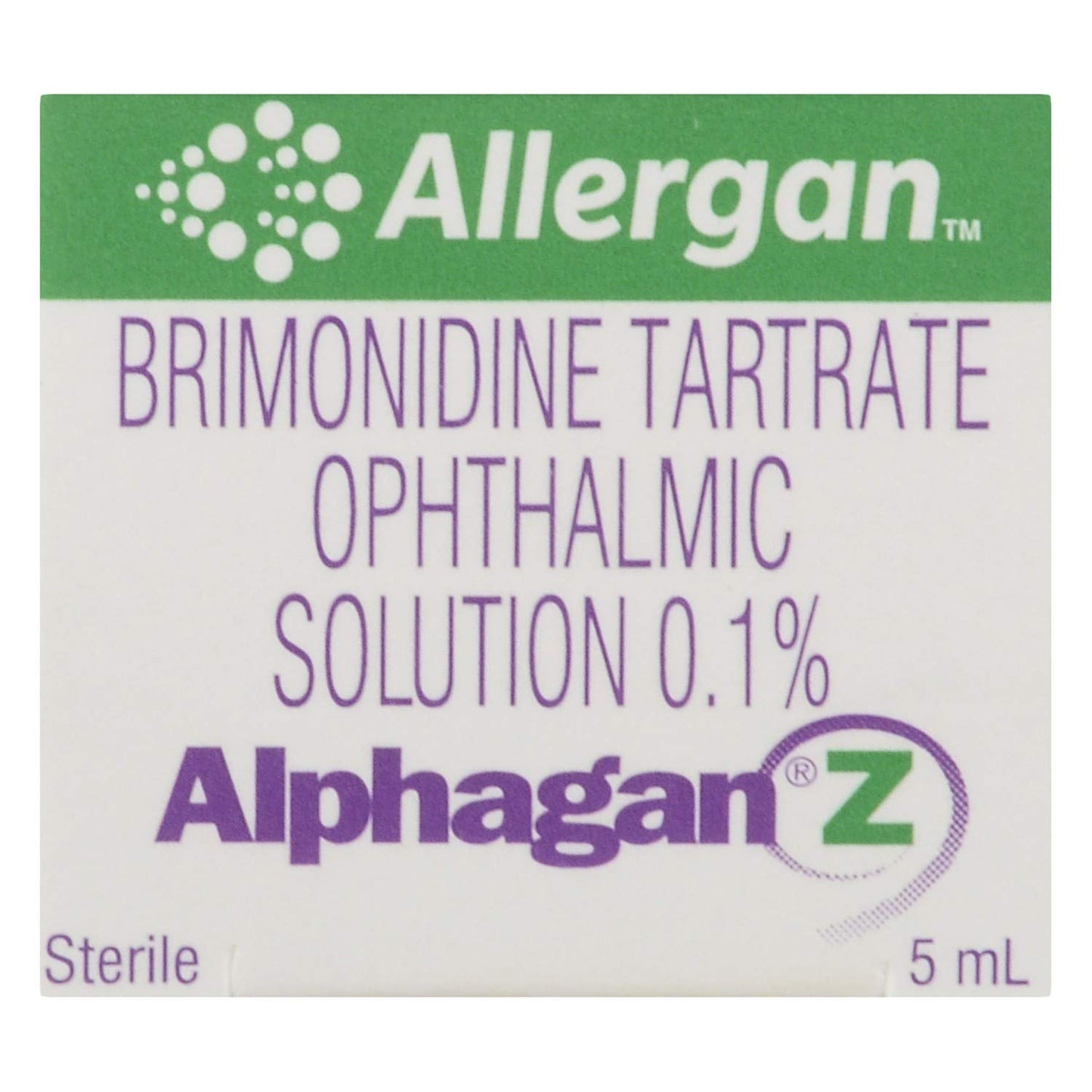 Alphagan Z - Bottle of 5 ml Solution