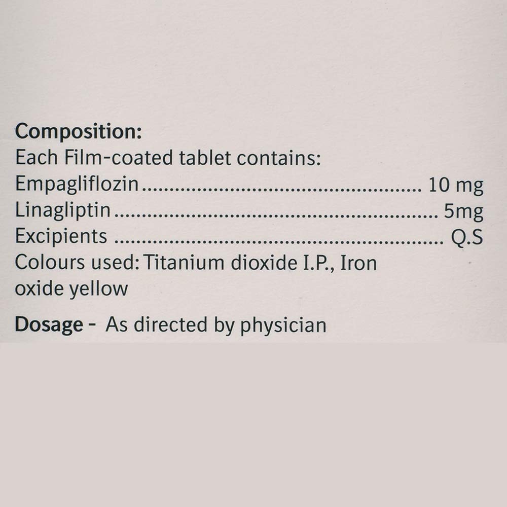 Ajaduo 10 Mg/5 Mg - Strip of 10 Tablets