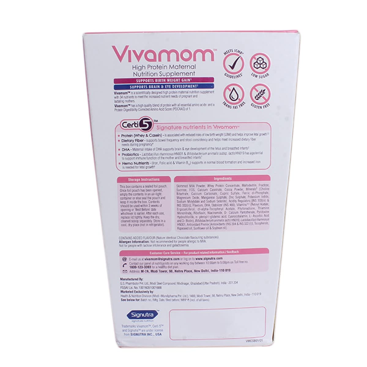 Vivamom Chocolate - Pack of 400 gm Powder