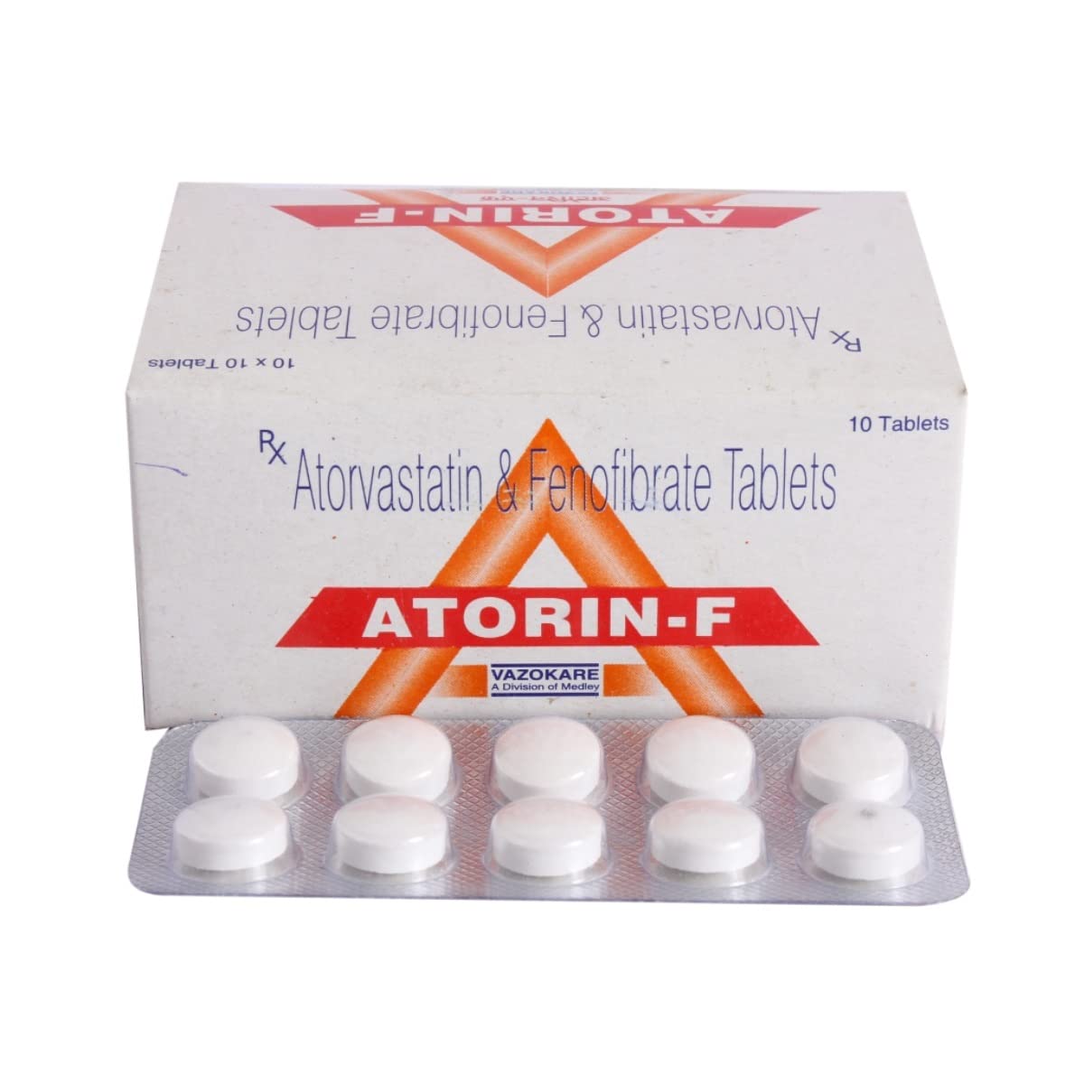 Atorin F - Strip of 10 Tablets