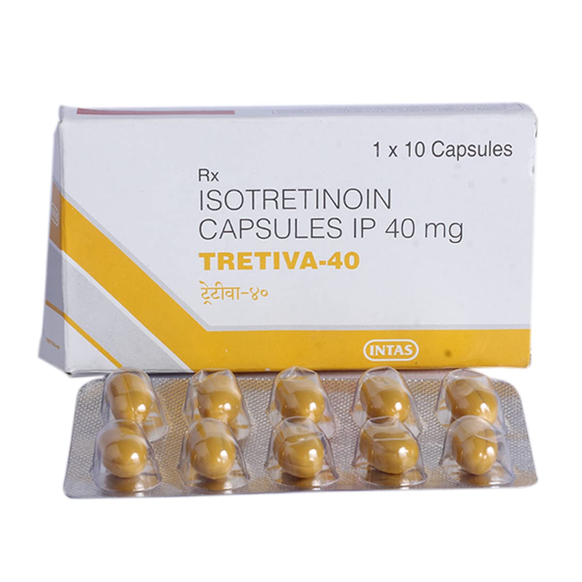 Tretiva 40 - Strip of 10 Capsules