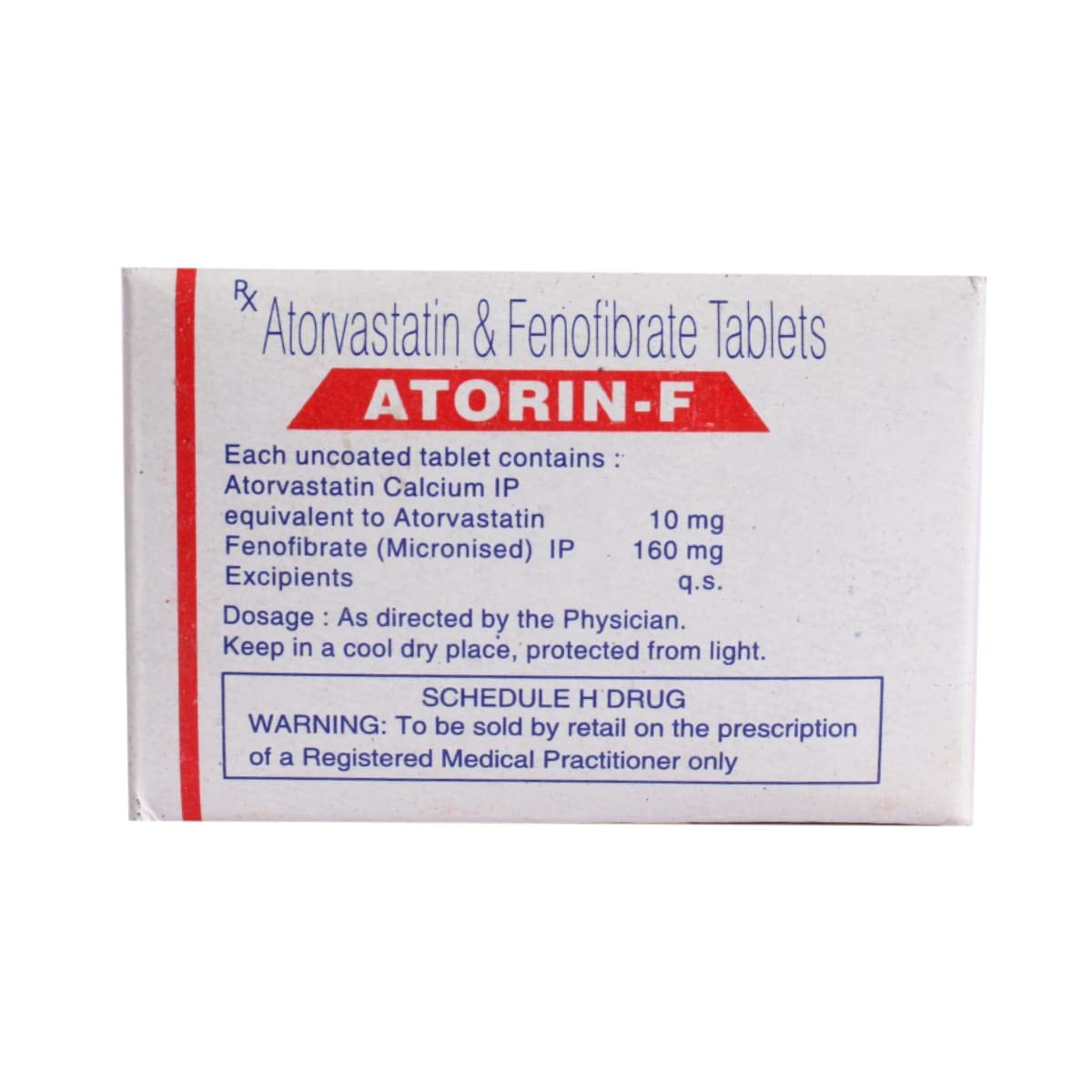 Atorin F - Strip of 10 Tablets