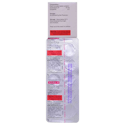 Azusa 16MG - Strip of 10 Tablets