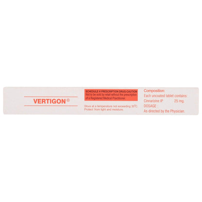 Vertigon - Strip of 10 Tablets