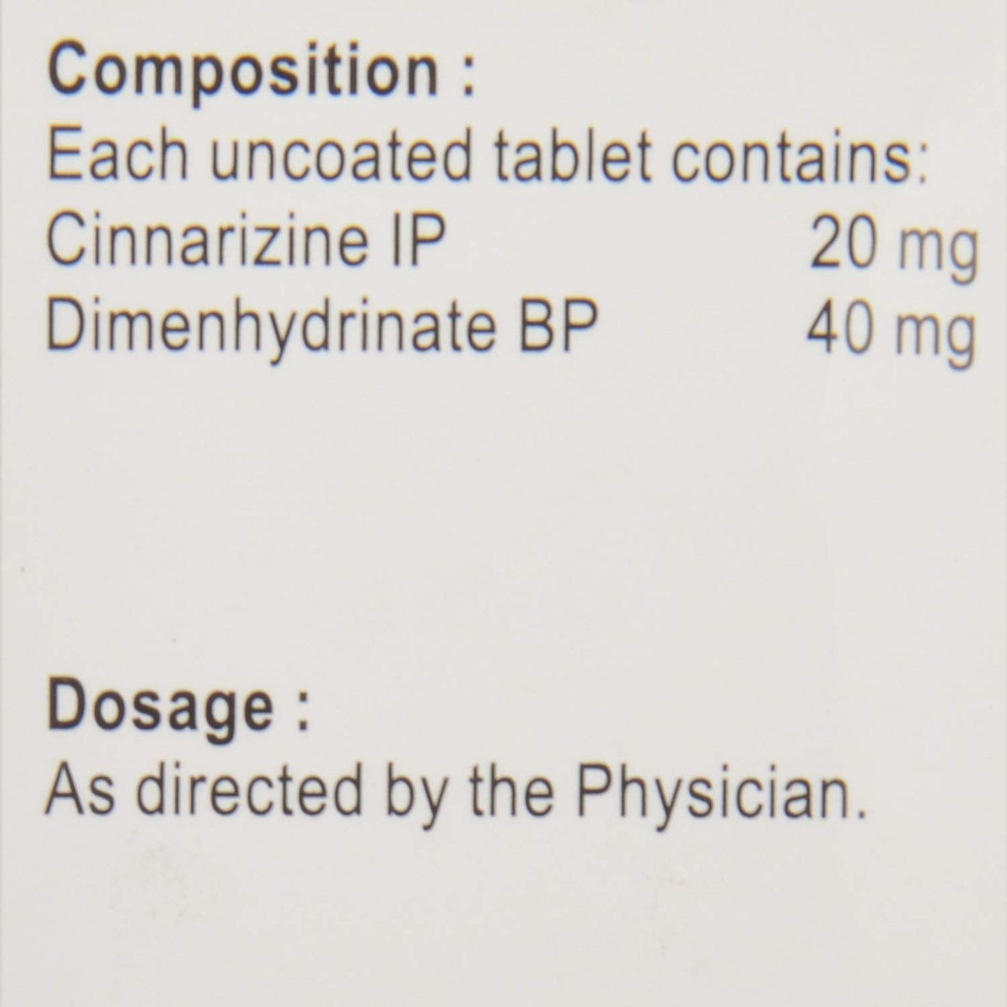 Vertizac - Strip of 15 Tablets