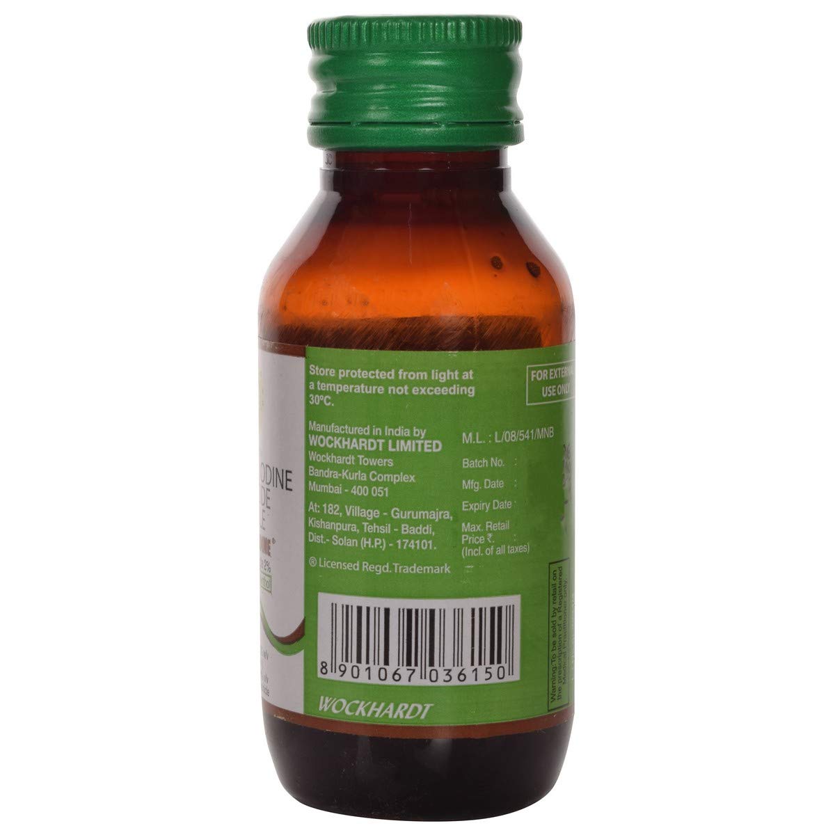 Wokadine 2% - Bottle of 100 ml Gargle Solution