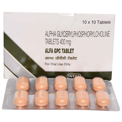 Alfa GPC - Strip of 10 Tablets