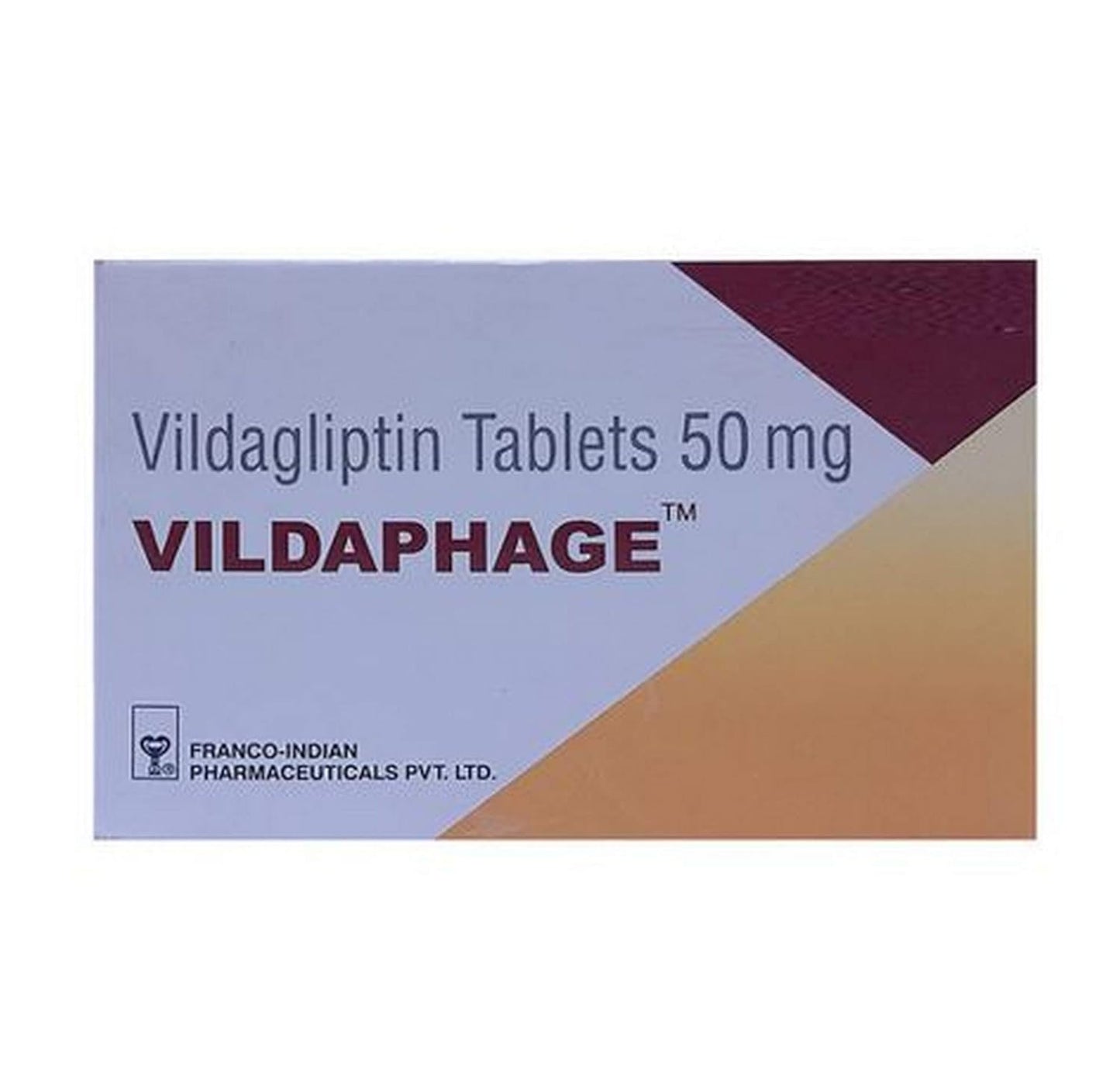 Vildaphage 50 Mg - Strip of 15 Tablets