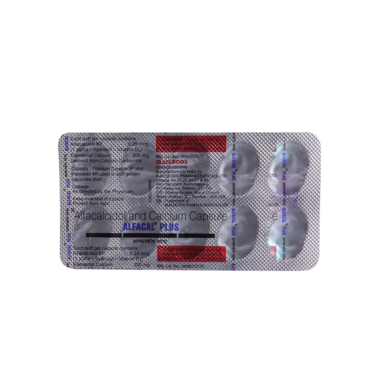 Alfacal Plus - Strip of 10 Capsules