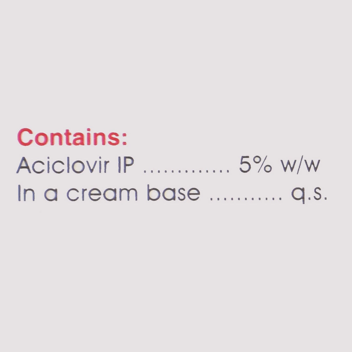 Acivir - Tube of 10 gm Cream