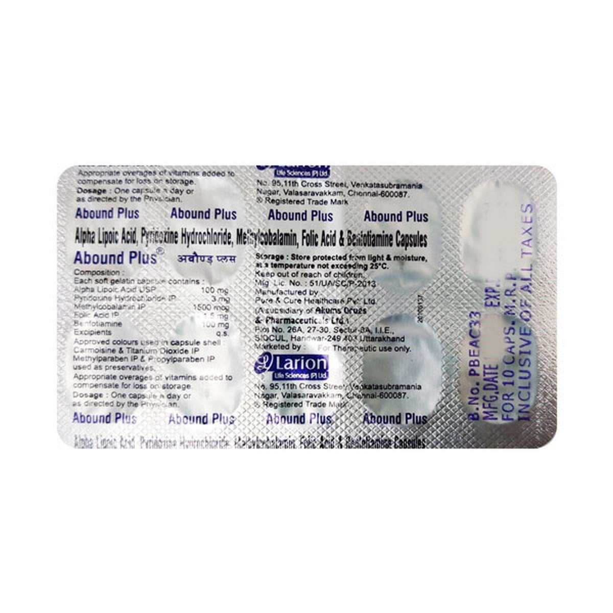 Abound Plus - Strip of 10 Tablets