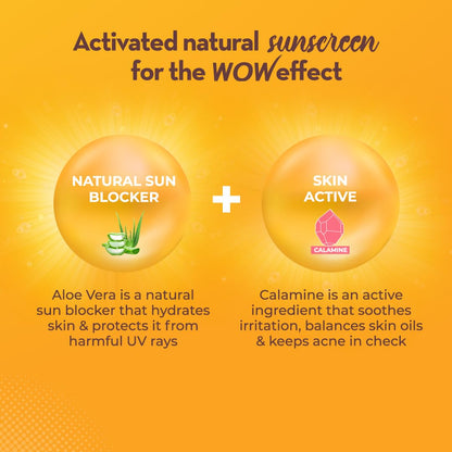 WOW Skin Science Sunscreen Gel For All Skin Types | SPF 55 PA++++ | With Glutathione & Aloe Vera Extract | Lightweight | Quick Absorbing | No White Cast | UVA & UVB Protection | 10 ml