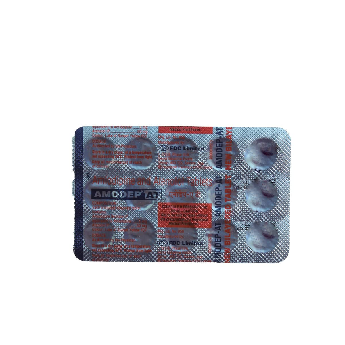 Amodep AT - Strip of 15 Tablets