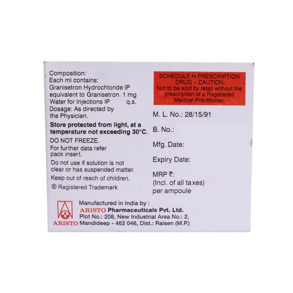 Grandem 1mg - Vial of 1ml Injection