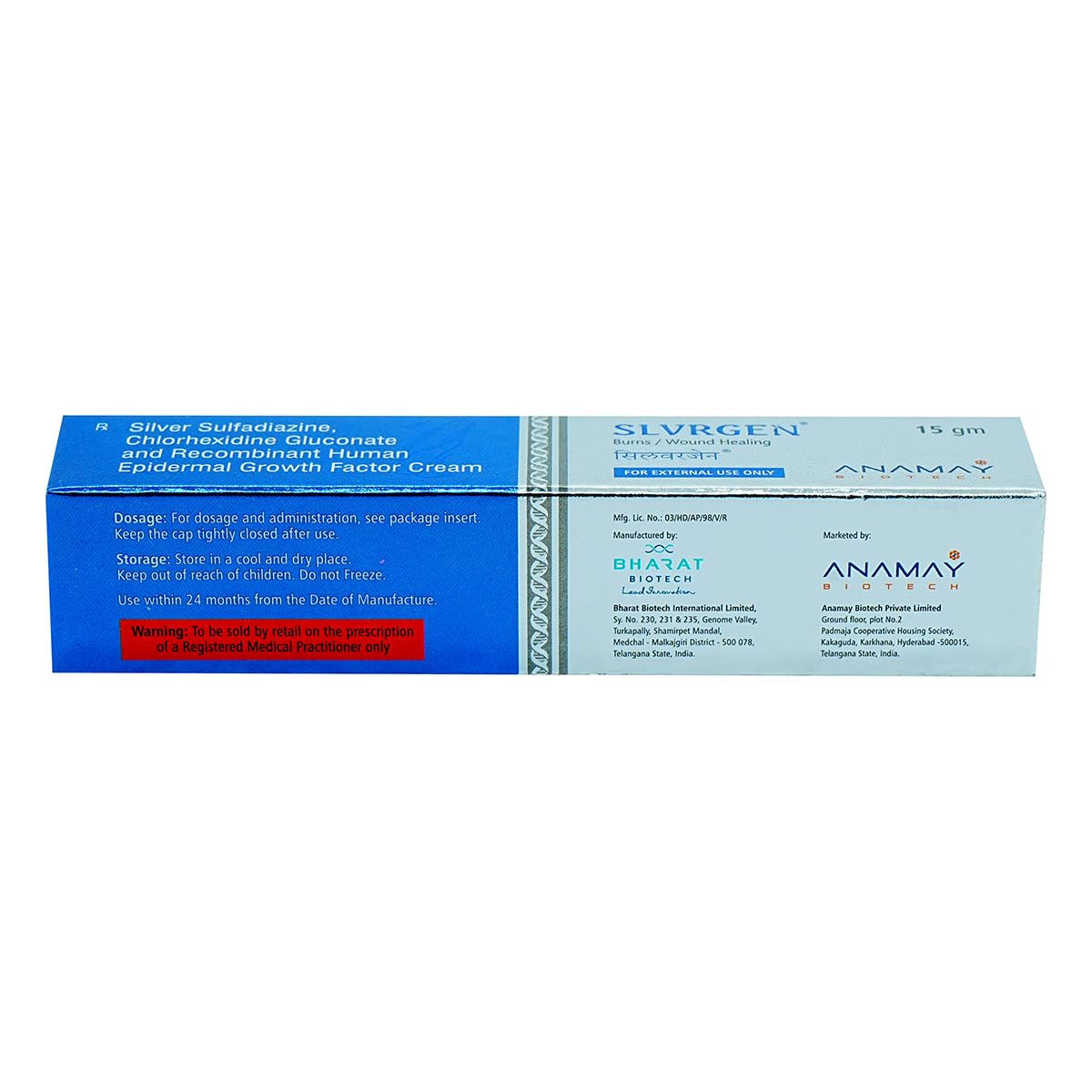 Slvrgen - Tube of 15 gm Cream