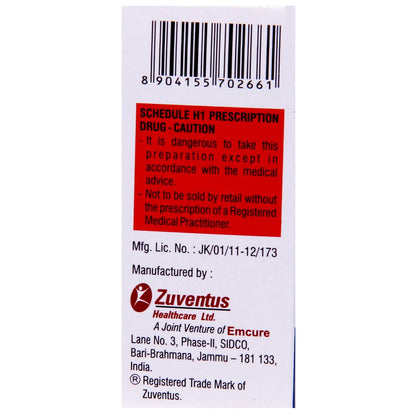 Zostum 250mg/250mg - Vial of 1ml Injection