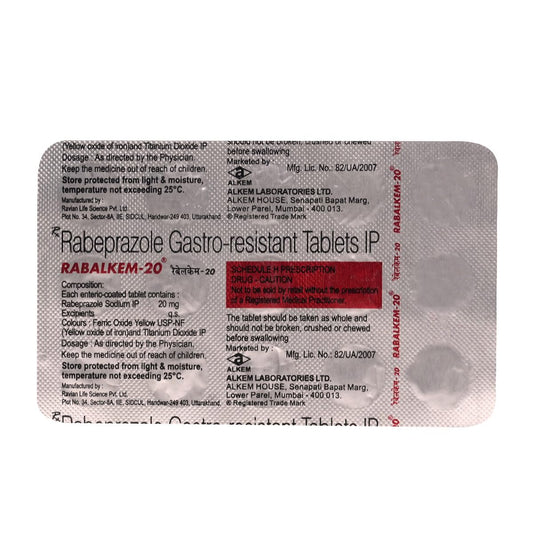 Rabalkem-20 -Strip of 15 Tablets