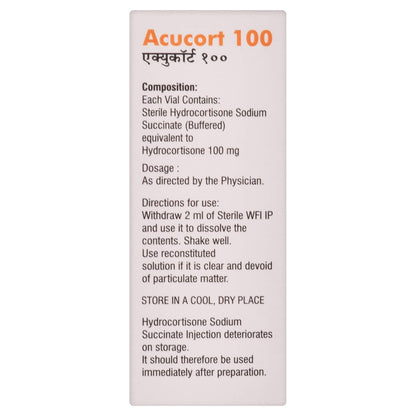 Acucort 100 - Vial of 5 ml Injection