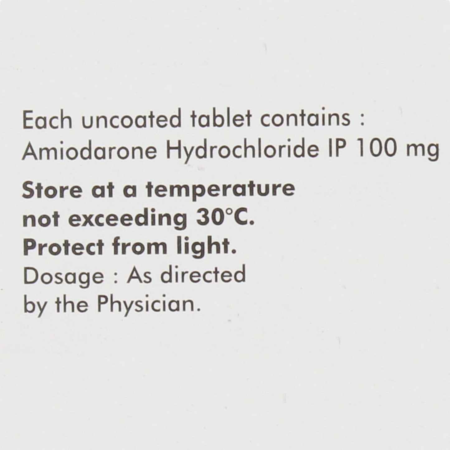 Amiodar-100 - Strip of 10 Tablets