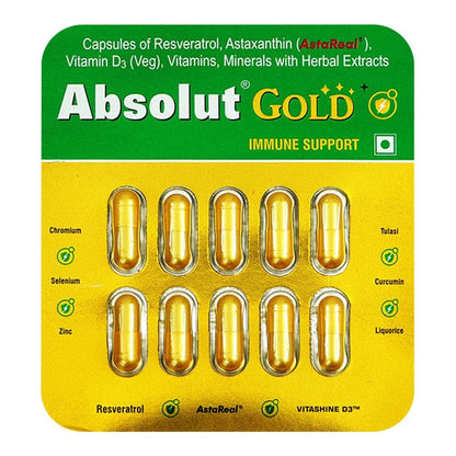 ABSOLUT GOLD - Strip of 10 Capsules